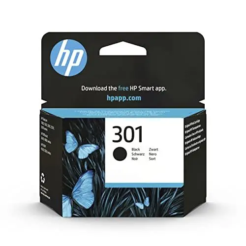 Produktbild: HP 301 (CH561EE) Original Druckerpatrone Schwarz für HP DeskJet 10xx, 15xx, 20xx, 25xx, 30xx, HP ENVY 45xx, 55xx, HP OfficeJet 26xx, 46xx Tintenstrahldrucker