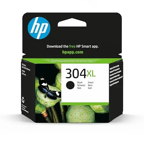 Produktbild: HP 304XL (N9K08AE) Original Druckerpatrone Schwarz mit hoher Reichweite für HP DeskJet 26xx, 37xx, ENVY 50xx, (1er Pack)