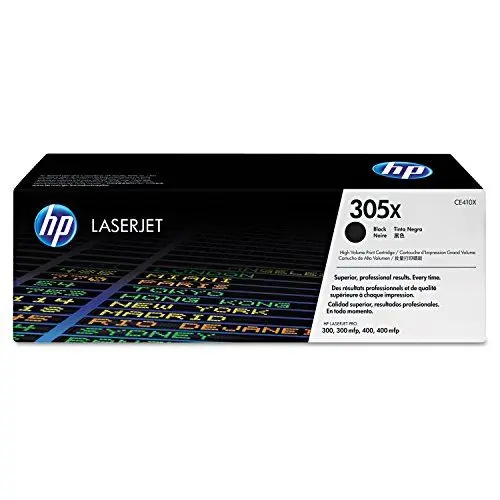 Produktbild: HP 305X (CE410X) Schwarz Original Toner mit hoher Reichweite für HP Laserjet Pro M351, M375nw, M451, M475, Standard (hoher Reichweite)