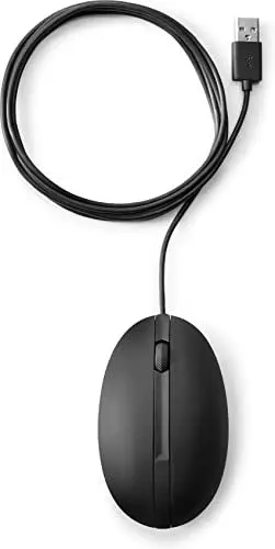Produktbild: HP 320M-Maus für Desktop-PC, kabelgebunden, Schwarz