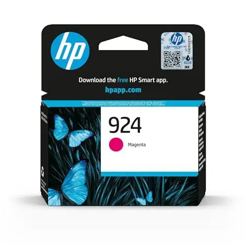 Produktbild: HP 924 (‎‎4K0U4NE) Magenta Original Druckerpatrone, für HP OfficeJet Pro 8124e, 8122e, 8132e, 8135e, 8134e, 8125e All-in-One-Drucker