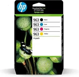 Produktbild: HP 963 (6ZC70AE) Multipack Original Druckerpatronen 1xBlau, 1x Megenta,1xGelb,1xSchwarz für HP OfficeJet Pro 901x, 902x, Standard