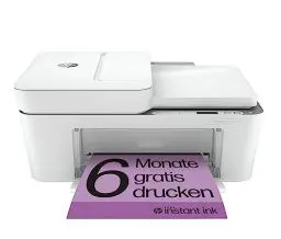 Produktbild: HP DeskJet 4120e Multifunktionsdrucker, 6 Monate gratis drucken mit HP Instant Ink inklusive, HP+, Drucker, Kopierer, Scanner, Mobiler Faxversand, WLAN, Automatische Dokumentenzuführung
