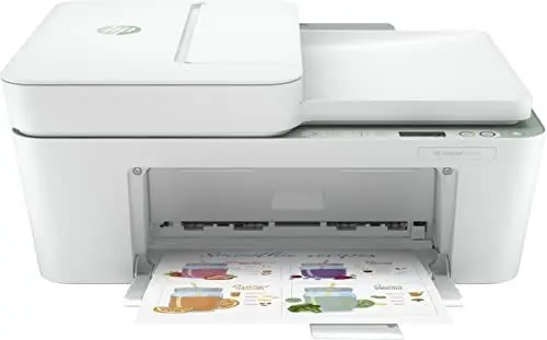 Produktbild: HP DeskJet 4122e A4 4800 x 1200 DPI 8,5 ppm WLAN, Grau / Weiß