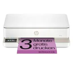 Produktbild: HP ENVY 6120e , Multifunktionsdrucker, 3 Monate gratis drucken mit HP Instant Ink inklusive, Drucken, Kopieren, Scannen, Mobiler Faxversand, Wi-Fi, Beidseitiger Druck