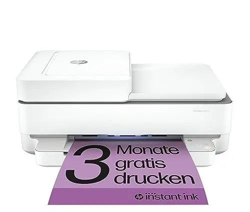 Produktbild: HP ENVY 6420e Multifunktionsdrucker, 20€ Cashback, 3 Monate gratis drucken mit HP Instant Ink inklusive, HP+, Drucker, Kopierer, Scanner, Mobiler Faxversand, WLAN, Automatischer Dokumenteneinzug