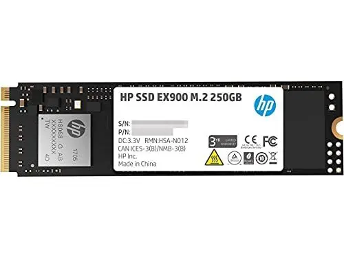 Produktbild: HP EX900 M.2 NVMe 250GB
