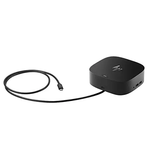 Produktbild: HP G5 Essential Dockingstation | Thunderbolt | USB 3.0 | 2x 1.4 DisplayPorts | HDMI 2.0 | Audio | RJ-45 | Schwarz