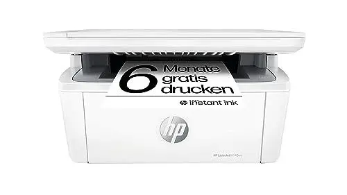 Produktbild: HP LaserJet MFP M140we Laserdrucker, Monolaser 3-in1, 6 Monate gratis drucken mit HP Instant Ink inklusive, HP+, Drucker, Scanner, Kopierer, Duplex-Druck, DIN A4, WLAN, Airprint, 64 MB