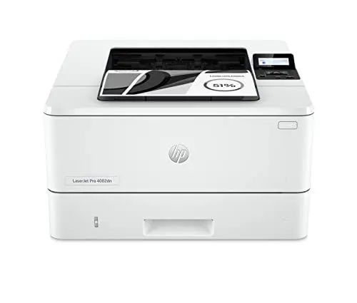 Produktbild: HP LaserJet Pro 4002dn Laserdrucker, Automatischer beidseitiger Druck, Hohe Druckgeschwindigkeit, Hi-Speed USB, Ethernet, HP Smart App, HP Wolf Pro Security