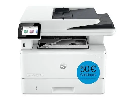 Produktbild: HP LaserJet Pro MFP 4102fdw Multifunktions-Laserdrucker Schwarz-Weiß, 40€ Cashback, WLAN, Fax, Automatischer beidseitiger Druck, Hohe Druckgeschwindigkeit, HP Wolf Pro Security