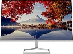 Produktbild: HP M24f Monitor - 24 Zoll Bildschirm, Full HD IPS Display, 75Hz, 5ms Reaktionszeit, VGA, HDMI, silber/schwarz