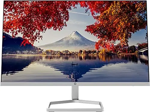 Produktbild: HP M24f Monitor - 24 Zoll Bildschirm, Full HD IPS Display, 75Hz, 5ms Reaktionszeit, VGA, HDMI, silber/schwarz
