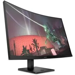 Produktbild: HP OMEN 32c Gaming Monitor - 31,5 Zoll Bildschirm, QHD Display, 165Hz, AMD FreeSync Premium, 1 ms Reaktionszeit, 2x HDMI 2.0, Display Port 1.4, Audioausgang, curved, schwarz