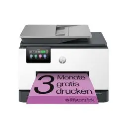 Produktbild: HP OfficeJet Pro 9132e Multifunktionsdrucker, 3 Monate gratis drucken mit HP Instant Ink inklusive, HP+, Drucker, Scanner, Kopierer, Fax, WLAN, LAN, Duplex, Airprint, Grau-Weiß