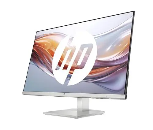 Produktbild: HP Series 5 524sh FHD IPS Monitor | 60,5 cm (23,8 Zoll) | 100Hz | 1920x1080 Pixel (16:9) | 1500:1 Kontrast | 99% sRGB | HDMI 1.4 | VGA | Höhen- & Neigungsverstellung | Nachhaltig produziert | Weiss