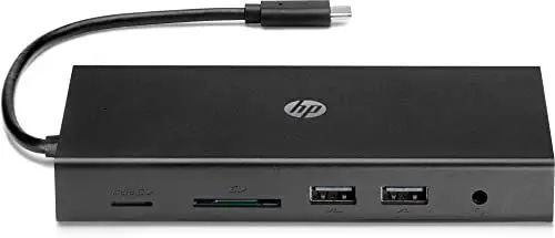 Produktbild: HP Docking Station USB-C a VGA/Audio/2x USB 2.0/RJ-45/USB-C 65W