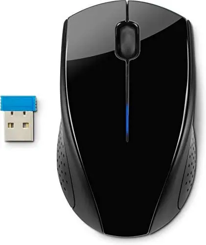Produktbild: HP ,WLAN, Maus 220 (kabellos, Links- und Rechtshänder) schwarz, 9.48 x 5.7 x 3.91 cm