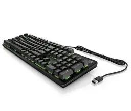 Produktbild: HP , USB, Pavilion Gaming Tastatur 550 (Red-Switches, RGB-Beleuchtung, 10 Tasten Rollover, Anti-Ghosting, Gaming Modus, anpassbare Standfüße, QWERTZ-Layout) schwarz