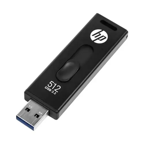 Produktbild: HP x911w USB SSD 3.2 Flash-Laufwerk 512GB, 410MB/s Lesegeschwindigkeit, 300MB/s Schreibgeschwindigkeit, Push-und Pull-Design