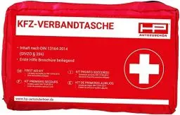 Produktbild: HP-Autozubehör 10039 KFZ - Verbandtasche in Rot - Mindesthaltbarkeit min. 4 Jahre