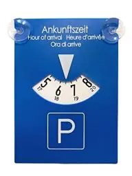 Produktbild: HP-Autozubehör 19940 Parkscheibe Hart KST mit zwei Saugnäpfen