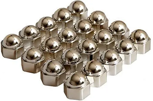 Produktbild: HP-Autozubehör 82912 Radmuttern-Kappen Rallye Caps 20 Stück Chrom 19 mm