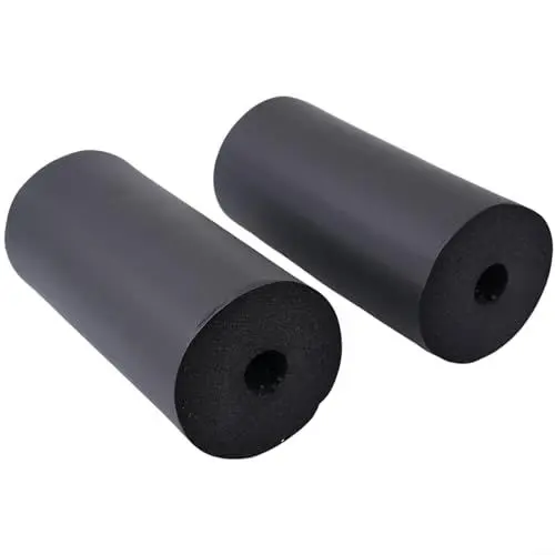 Produktbild: HpLive 2 x Schaumstoff-Pads für Beinstrecker für Hantelbank, Schaumstoff-Pad-Rollen-Ersatz für Heim-Fitnessgerät (170 mm)