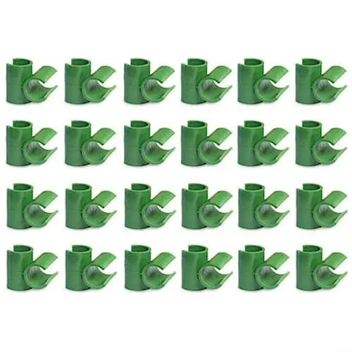 Produktbild: HpLive 50Stück Pflanze Spalier Verbinder Clip Pfahl Clips für feste Garten Frame Rod,16mm