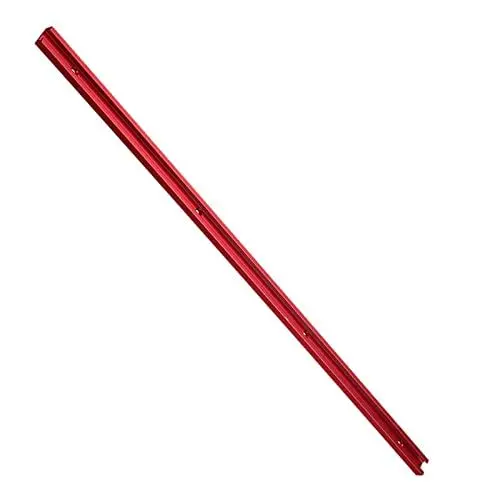 Produktbild: HpLive 600mm T-Nut Gehrungsschiene, Rot Blaue Aluminium T-Schienen Gehrungsschienenlehre Werkzeuge für Tischkreissäge Frästisch Holzbearbeitungswerkzeug