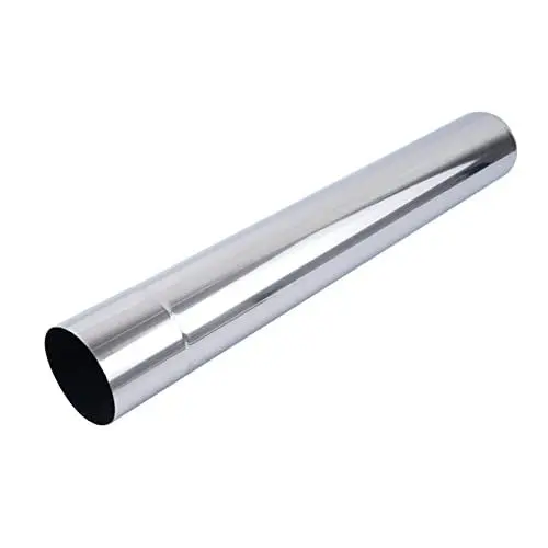 Produktbild: HpLive Edelstahl Rauchrohr Rundrohr Rostfreies Kaminrohr Schornstein Sanierung Rauchrohr Ofenrohr Abgasrohr, Ø 6cm Rauchrohr Für Sichere Ableitung Von Verbrennungsgasen (40cm)