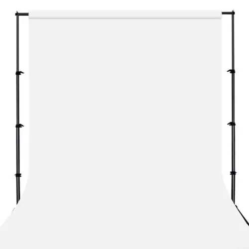 Produktbild: HpLive Fotohintergrund, Stoff, tragbarer Greenscreen-Hintergrund, Chromakey Musselin, faltbar, Fotohintergrund für Fotostudio, Live-Streaming (3000 x 4000 weiß)