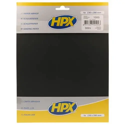 Produktbild: HPX 235935 Schleifpapier (Körnung 1000)