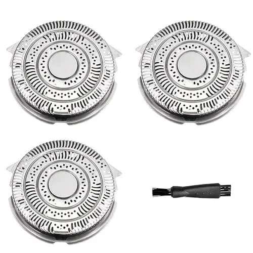 Produktbild: Hq9 Ersatzköpfe, kompatibel mit Philips Norelco Hq9 Speedxl Ersatzköpfen, für Philips Norelco Elektrorasierkopf HQ9070, HQ9080, HQ8240, PT920, 8140XL usw. Modell, HQ9 Ersatzklingen (3er-Pack)