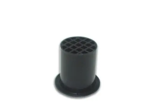 Produktbild: HQ-Power Bassreflexrohr, für Lautsprechergehäuse, mit Schutzgitter, Ø 50 x 51 mm, Kunststoff, Schwarz