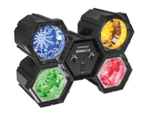 Produktbild: HQ-Power Modulares Lichtorgel, 4 x 47 LEDs, perfekt für musikgesteuerte Lichtshows und Stimmungsbeleuchtung bei Partys und Veranstaltungen