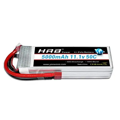 Produktbild: HRB Lipo Akku 5000mAh 3S 11,1V 50C Lipo Batterie mit Deans Stecker T Plug für RC Hobby RC Auto Helikopter Fleugzeug