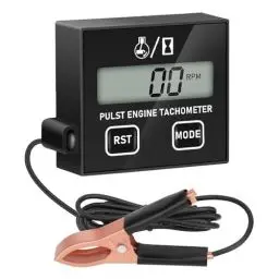 Produktbild: HRKVSK Drehzahlmesser Motorsäge, Digitaler Drehzahlmesser 2 Takt, Induktiver Drehzahlmesser mit Stundenzähler, Batterie Austauschbar Wasserdicht für Kettensäge, Rasenmäher und Motorräder