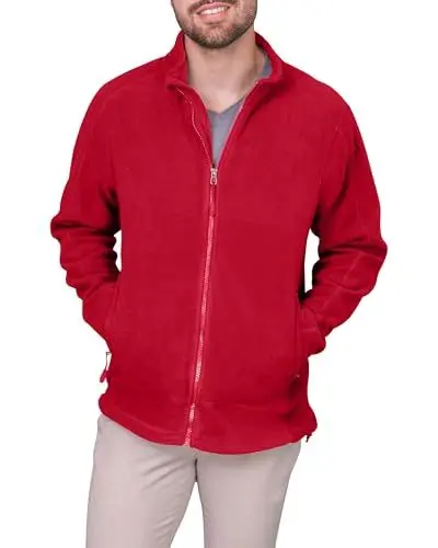 Produktbild: HRM Herren Full-Zip Fleece Jacket I Premium Fleecejacke Herren aus Micro-Polarfleece I Funktionsjacke für Herren I Workwear I Hochwertige & nachhaltige Herren-Bekleidung