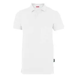 Produktbild: HRM Herren Heavy Performance Polo, weiß, Gr. L I Premium Polo Shirt Herren I Basic Polohemd bis 60°C waschbar I Hochwertige & nachhaltige Herren-Bekleidung I Workwear