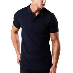 Produktbild: HRM Herren Heavy Stretch Polo, Navy, Gr. S I Premium Polo Shirt Herren aus 95% Baumwolle & 5% Elasthan I Basic Polohemd bis 40°C waschbar I Hochwertige & nachhaltige Herren-Kleidung I Workwear