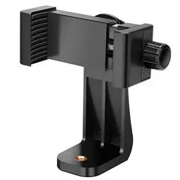 Produktbild: H&S Handy Stativ Halterung - Universal Handyhalterung mit 360° Drehung auch für Ringlichter - Smartphone Adapter mit Verstellbarer Klemme auch für das iPhone - Smartphone Halterung Ringlicht