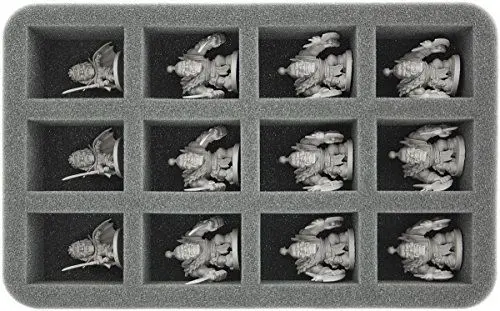 Produktbild: HS050AQ01 50 mm Half-Size Schaumstoff kompatibel mit 12 Arcadia Quest Figuren