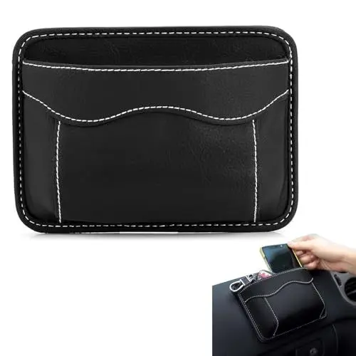 Produktbild: HSLXBY Seitlicher Autositz Organizer,Autositz Aufbewahrungsbox Selbstklebend,Seitlicher Organizer für Autositze,Autositz Gap Organizer,Geeignet zum Aufbewahren von Karteikarten