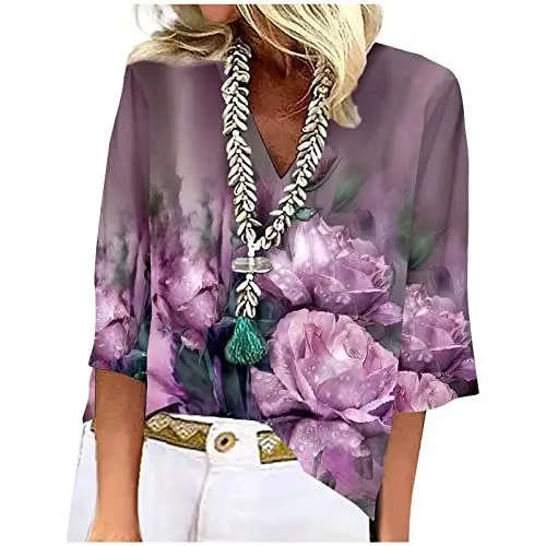 Produktbild: HSUAYEUD Hemdbluse Damen Lang,Sportshirt Damen Locker Kuschelpulli Kleidung Für Große Bluse Poncho Hoodie Decke Damen Musselin Tunika(Rosa,M)