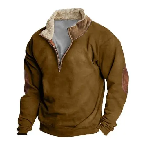 Produktbild: HSUAYEUD Hoodie Mit Kurzen Ärmeln Herren Sport Hoodie Herren Herren Kapuzenjacke Long Hoodie Herren Herren Pullover Blue Sweater Herren Oversize Herren Pullover Warm Pullover Herren Herren Pullover