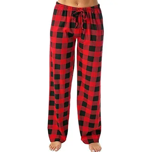 Produktbild: HSUAYEUD Pyjamahose Damen Damen Casual High Waisted Tie Side Plicated Wide Leg Pants Petite Casual Pants for Women S