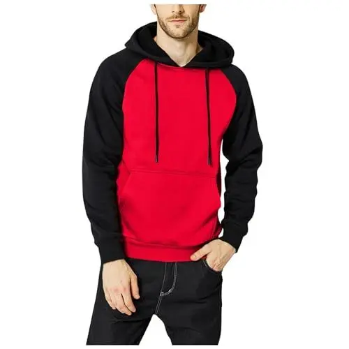 Produktbild: HSUAYEUD Sweatshirts Jacke Herren Pullis Männer S Pullover Herren Kapuzenjacke Herren Schwarz Teenager Junge Hoodie Herren XXXL Fleece Sweatshirt Herren Cashmere Pullover Herren Hoody Herren XXXL
