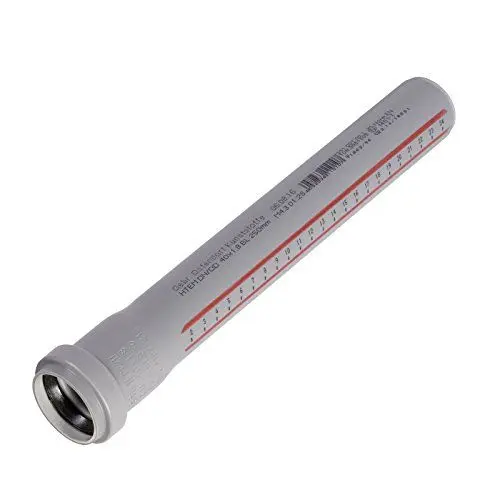 Produktbild: Ostendorf Abflussrohr DN40 x 500mm, Grau, Kunststoff, Hardware-Tubing, Tubing, 1 Stück