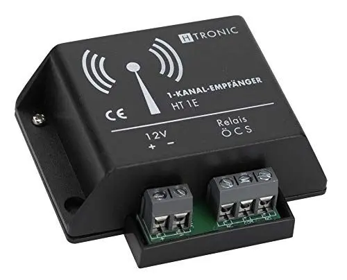Produktbild: H-Tronic HT1E Funkempfänger 1-Kanal Frequenz 868.35MHz 12 V/DC